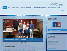 Tablet Screenshot of curling-stgallen.ch